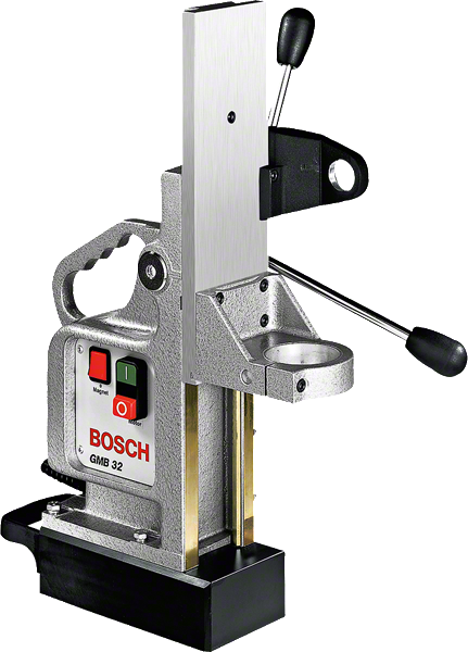 Магнитна стойка за бормашина Bosch GMB 32 за прецизно пробиване.