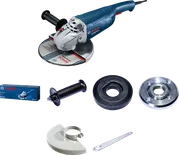 Ъглошлайф Bosch GWS 2200 с комплект аксесоари.