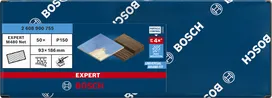 Шлифовъчна мрежа Bosch EXPERT M480 93×186 мм P150 50 части.