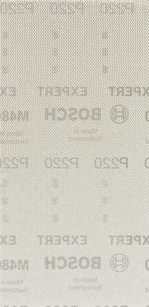Шлифовъчна мрежа Bosch EXPERT M480, зърнистост 220.