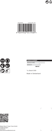 Шкурка Bosch EXPERT C470 93 x 186 мм G 80 10 бр.