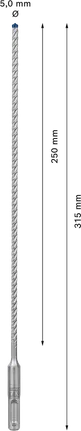 Свредло за перфоратор Bosch EXPERT SDS plus-7X 5x250x315 мм.