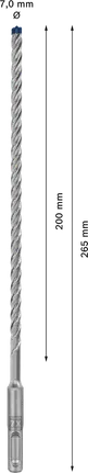 Свредло за перфоратор Bosch EXPERT SDS plus-7X 7x200 мм.