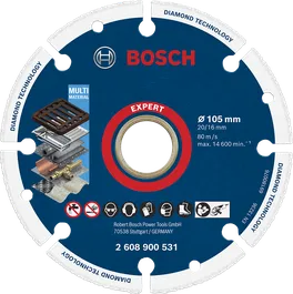 Диамантен диск за рязане на метал Bosch EXPERT 105 мм.