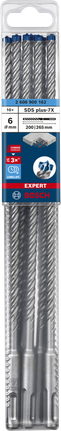 Свредла Bosch SDS plus-7X 6×200×265 мм, пакет от 10 броя.