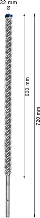 Свредло за перфоратор Bosch EXPERT SDS max-8X 32x600x720 мм.