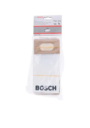 Опаковка торбички за прах Bosch.