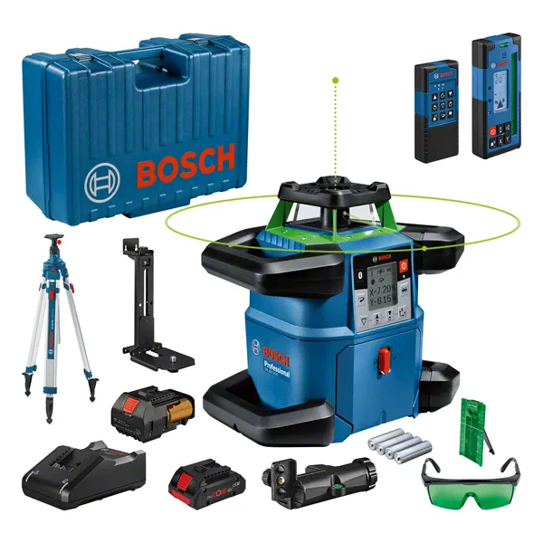 Лазерен нивелир Bosch GRL 650 CHVG с аксесоари.