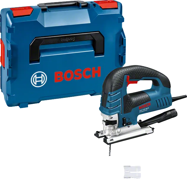 Прободен трион Bosch GST 150 BCE с куфар за носене.