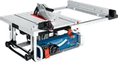Настолен циркуляр Bosch GTS 10 J с разтегателна работна повърхност.