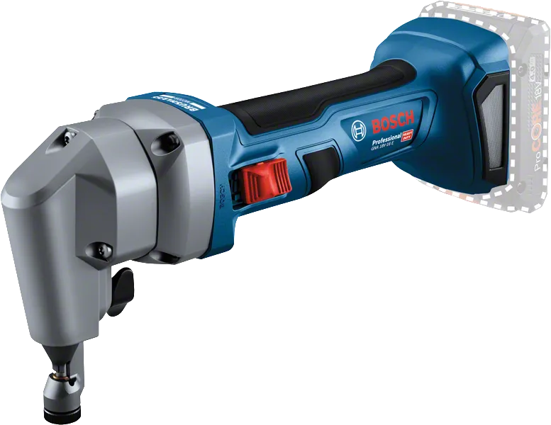 Акумулаторна ножица Bosch GNA 18V-16 за рязане на ламарина.