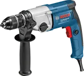 Бормашина с кабел Bosch GBM 13-2 RE със странична дръжка.