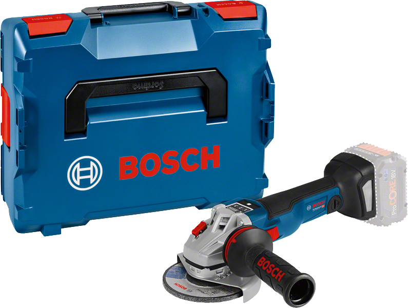 Акумулаторен ъглошлайф Bosch GWS 18V-10 SC с куфар.