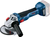 Акумулаторен ъглошлайф Bosch GWS 18V-10 със странична дръжка.