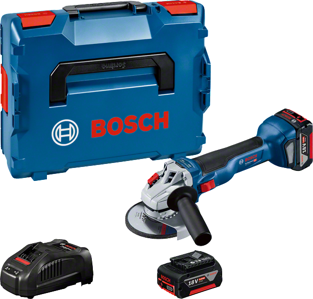 Комплект акумулаторни ъглошлайфи Bosch GWS 18V-10.