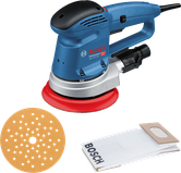 Ексцентрикова шлайфмашина Bosch GEX 34-150 с торбичка за прах.