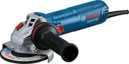 Ъглошлайф Bosch GWS 12-125 S с аксесоари.