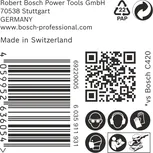 Етикет на опаковката на шкурка Bosch C470.
