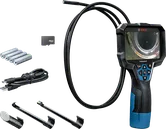 Инспекционна камера Bosch GIC 12V-5-27 C с аксесоари.