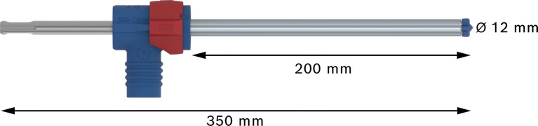 Свредло за перфоратор Bosch EXPERT SDS Clean plus-8X 12 мм, 350 мм.