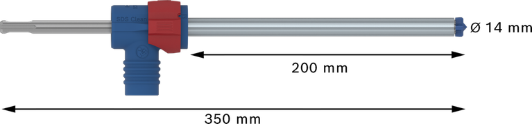 Свредло за перфоратор Bosch EXPERT SDS Clean plus-8X 14x200x350.