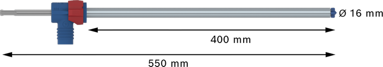 Свредло за перфоратор Bosch EXPERT SDS Clean plus-8X 16x400x550.