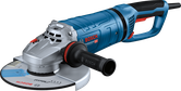 Ъглошлайф Bosch GWS 27-230 JR с ергономична дръжка.