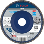 Ламелен диск Bosch PRO X571 125 мм G40 за шлайфане на метал.