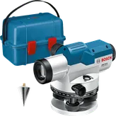 Оптичен нивелир Bosch GOL 32 G с куфар и отвес.