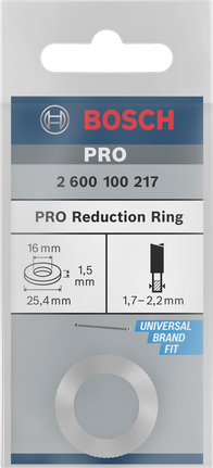 Редукционен пръстен Bosch PRO 25,4×16 мм.