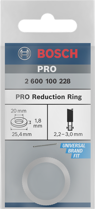 Редукционен пръстен Bosch PRO 25,4×1,8×20 мм.