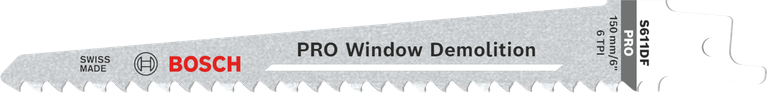 Нож Bosch PRO Window Demolition S611DF за къртене.