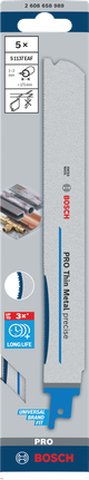 Нож Bosch PRO Thin Metal precise S1137EAF 5 броя.