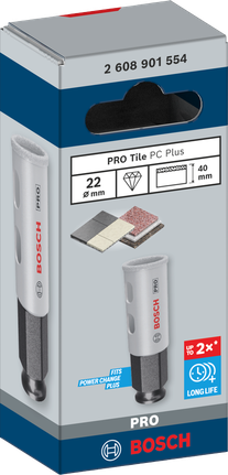 Bosch PRO Tile PC Plus 22 мм боркорона.