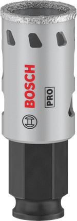 Боркорона Bosch PRO Tile PC Plus 25 мм за рязане на плочки.