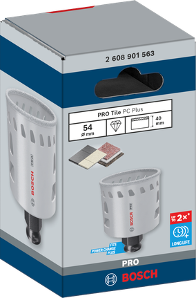 Bosch PRO Tile PC Plus 54 мм боркорона.