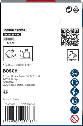 Боркоронка за плочки Bosch PRO PC Plus 64 мм 2½″.