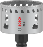 Боркорона Bosch PRO Tile PC Plus 65 мм за рязане на плочки.