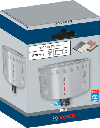 Боркорон Bosch PRO Tile PC Plus 79 мм.