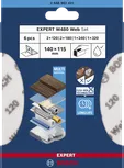 Комплект ръчни шлайфмашини Bosch EXPERT W480, 6 зърнености.