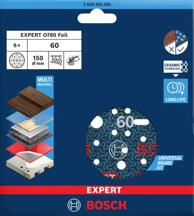 Шлифовъчен диск Bosch 150 мм G60.