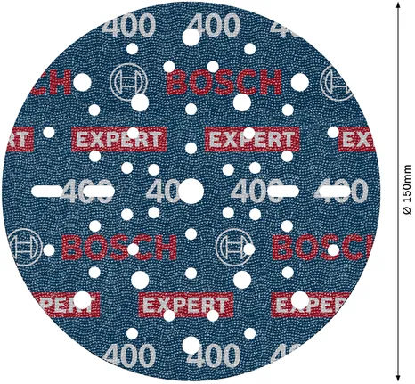 Шлайф диск за фолио Bosch EXPERT O780 150 мм G400.