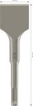 Длето-лопатка Bosch PRO SDS plus-4C 40 x 140 мм.
