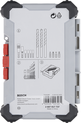 Празна кутия за Pick and Click от Bosch.