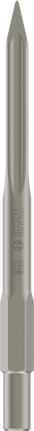 Заострено длето Bosch PRO HEX 30-5C, шестостенна опашка.