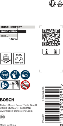 Четка за почистване на чаши Bosch PRO Multi Material 50 x 0,2 мм.