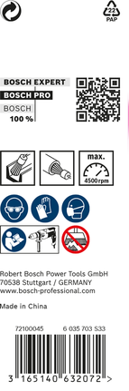 Четка за зъби Bosch от неръждаема стомана 25×0,3 мм.