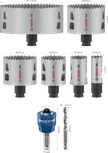 Комплект боркорони Bosch PRO Multi Material PC Plus, 8 размера.