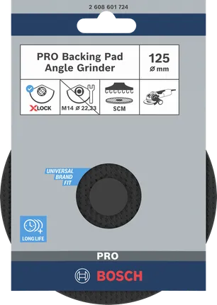 Опорен диск Bosch PRO 125 мм за ъглошлайфи.