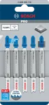 Комплект ножове за прободен трион Bosch PRO Metal дебели T121BFC.